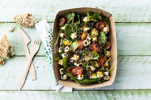 Arabska sałatka z soczewicy 