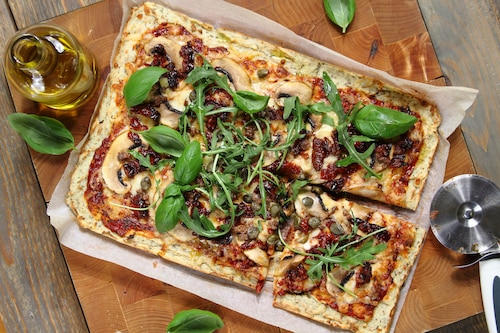 Przepis na Aromatyczna pizza na ziemniaczanym spodzie Aromatyczna pizza na ziemniaczanym spodzie