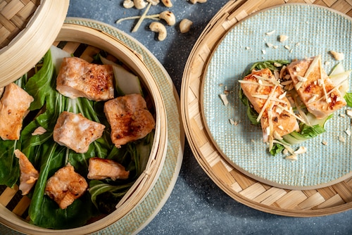 Przepis na Azjatycka kapusta na parze Azjatycka kapusta na parze