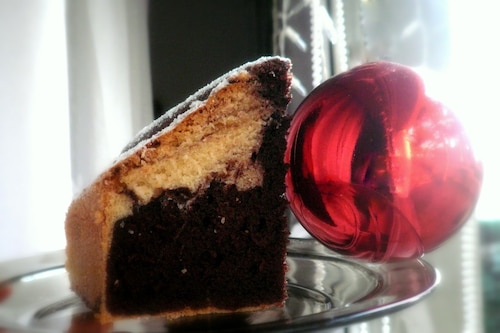 Babka piaskowa kakaowo-waniliowa