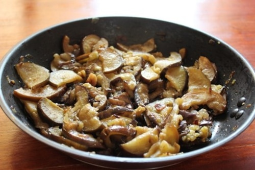 Bakłażan duszony na oliwie