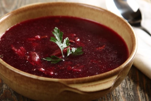 Barszcz czerwony na wołowinie   