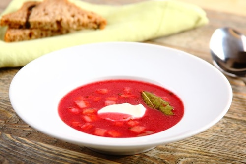 Barszcz czerwony zabielany 