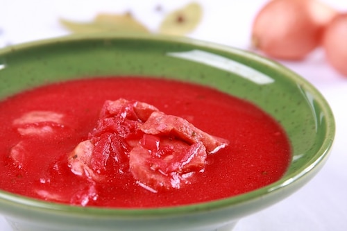 Przepis na Barszcz z kiełbasą Barszcz z kiełbasą