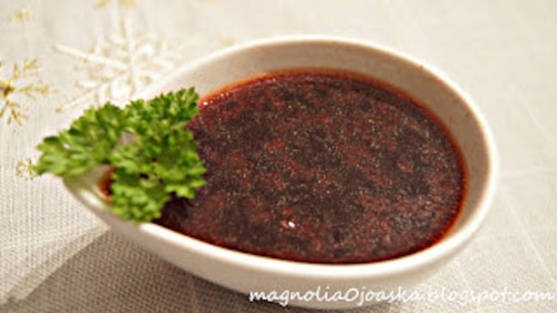 Barszcz ze smażonych buraków