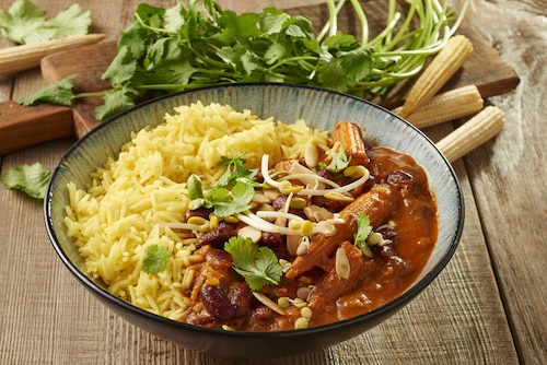 Przepis na Czerwona fasola w stylu TIKKA MASALA Czerwona fasola w stylu TIKKA MASALA