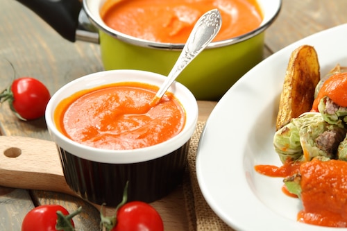 Sos pomidorowy w stylu bliskowschodnim 