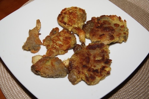 Boczniaki w panierce