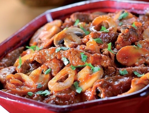 Przepis na Boeuf Stroganow Boeuf Stroganow