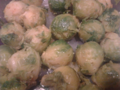 Przepis na Brukselka cebulkowo - czosnkowa Brukselka cebulkowo - czosnkowa