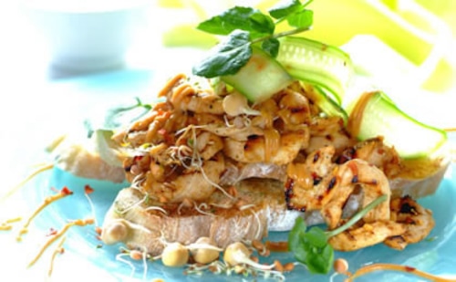 Bruschetta z kurczakiem 