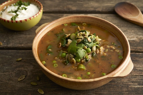 Bulgur z zielonymi warzywami