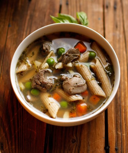 Przepis na Bulion z wątróbką Bulion z wątróbką