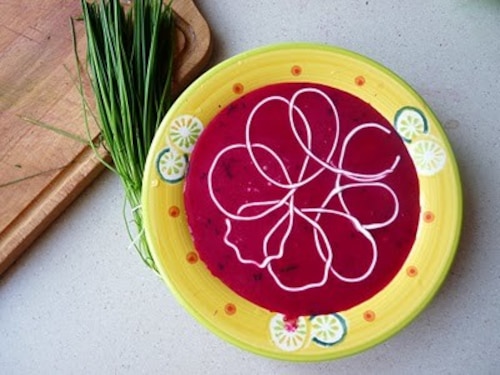 Buraczkowy chłodnik