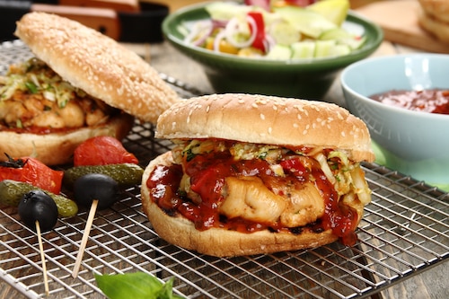 Przepis na Burgery drobiowe Burgery drobiowe