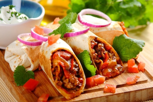 Przepis na Burrito z kurczakiem Burrito z kurczakiem