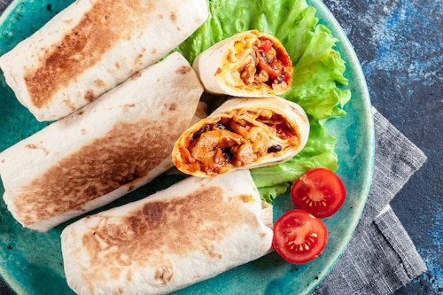 Burrito z polędwiczką wieprzową 