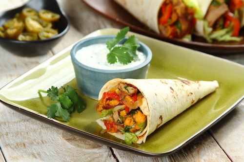 Przepis na Burritos z wieprzowiny Burritos z wieprzowiny