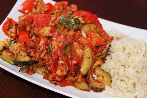 Caponata - duszone warzywa śródziemnomorskie