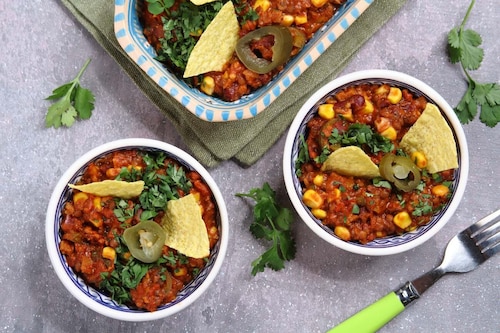 Przepis na Chili sin carne - wegańska wersja Texas chili Chili sin carne - wegańska wersja Texas chili