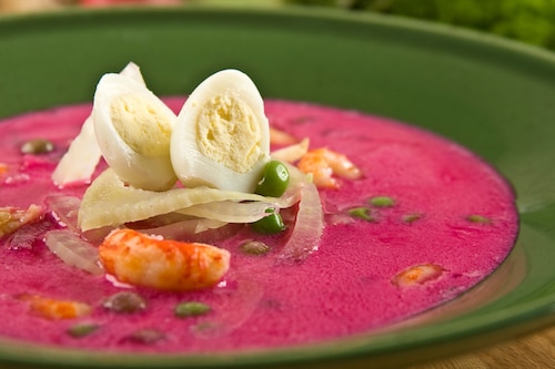 Przepis na Chłodnik litewski z jajkiem Chłodnik litewski z jajkiem