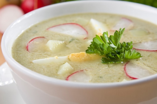 Chłodnik z ziemniakami