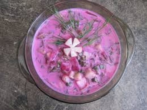 Chłodnik z rzodkiewką