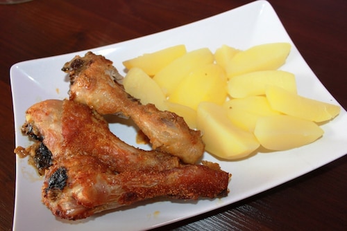 Chropery z ziemniakami 