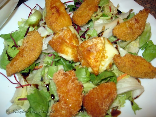 Chrupery na sałacie