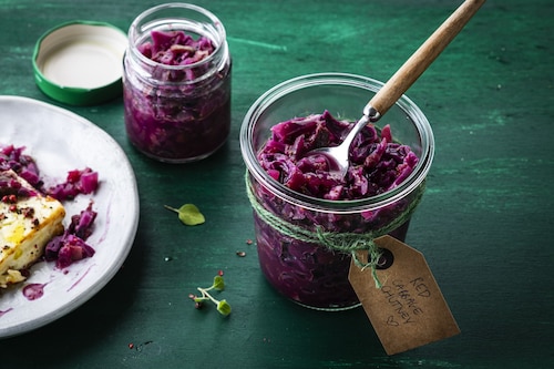 Chutney z czerwonej kapusty