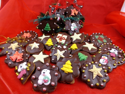 Ciasteczka korzenne z czekoladą