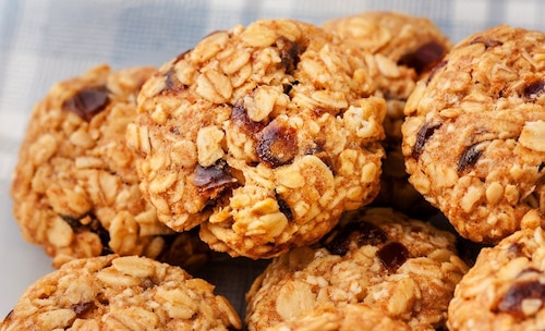 Ciasteczka z suszonymi owocami bez mąki