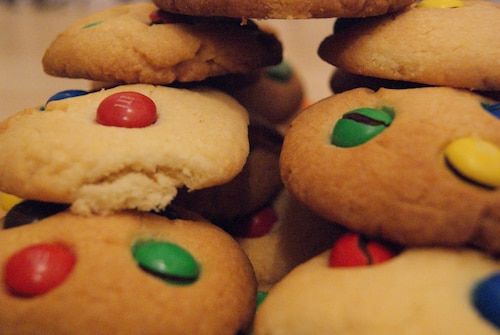 Ciastka z m&m`sami