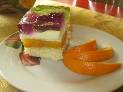 Ciasto brzoskwiniowo-pomarańczowe