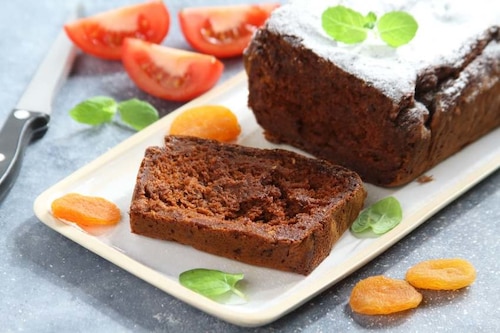 Ciasto z pomidorami i morelami