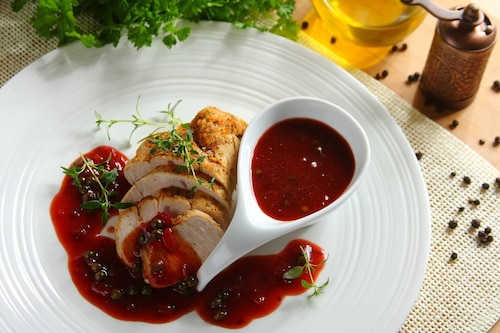 Przepis na Ciemny sos z zielonego pieprzu Ciemny sos z zielonego pieprzu