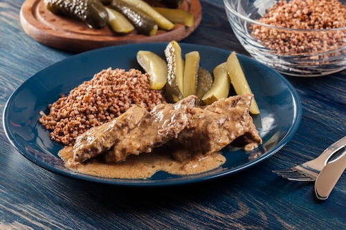 Przepis na Bitki wołowe w sosie musztardowym Bitki wołowe w sosie musztardowym