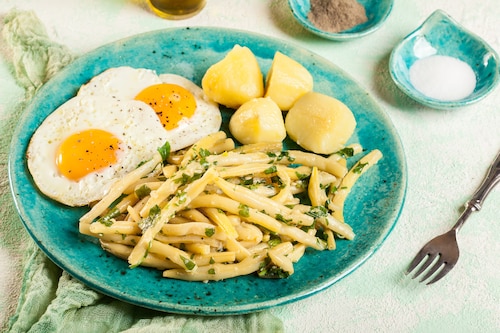 Przepis na Fasolka szparagowa z czosnkiem Fasolka szparagowa z czosnkiem