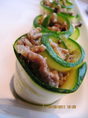 Przepis na Cukiniowe ślimaczki Cukiniowe ślimaczki