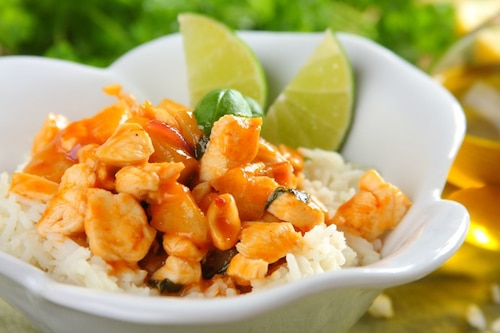 Przepis na Curry z kurczakiem i ananasem Curry z kurczakiem i ananasem