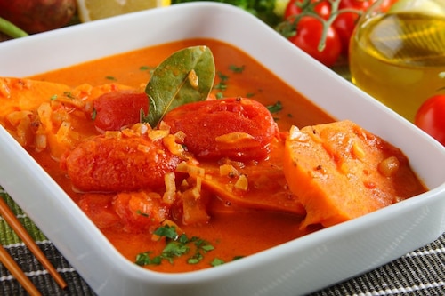 Curry ze słodkich ziemniaków