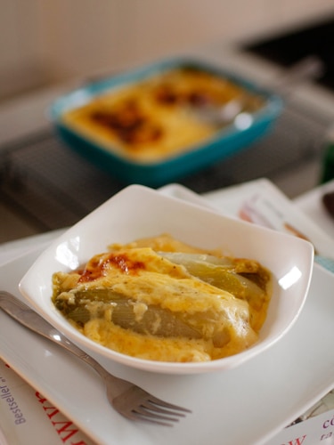 Cykoria w sosie serowym