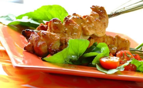 Przepis na Cytrusowe szaszłyki z kurczaka Cytrusowe szaszłyki z kurczaka