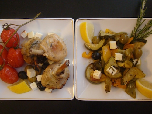 Cytrynowy kurczak w nucie śródziemnomorskej