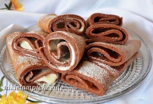 Przepis na Czekoladowe naleśniki Czekoladowe naleśniki