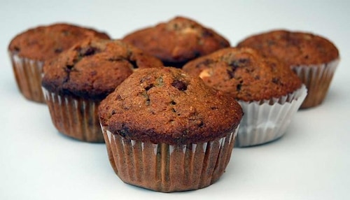 Czekoladowo bananowe babeczki