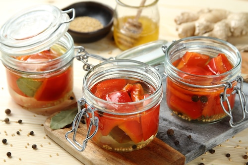 Przepis na Papryka marynowana z miodem Papryka marynowana z miodem