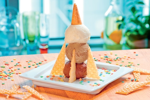 Deser lodowy dla dzieci "Rakieta"