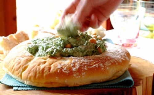 Przepis na Dip szpinakowy Dip szpinakowy
