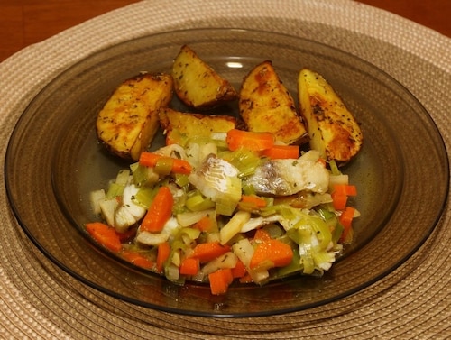 Dorsz we włoszczyźnie